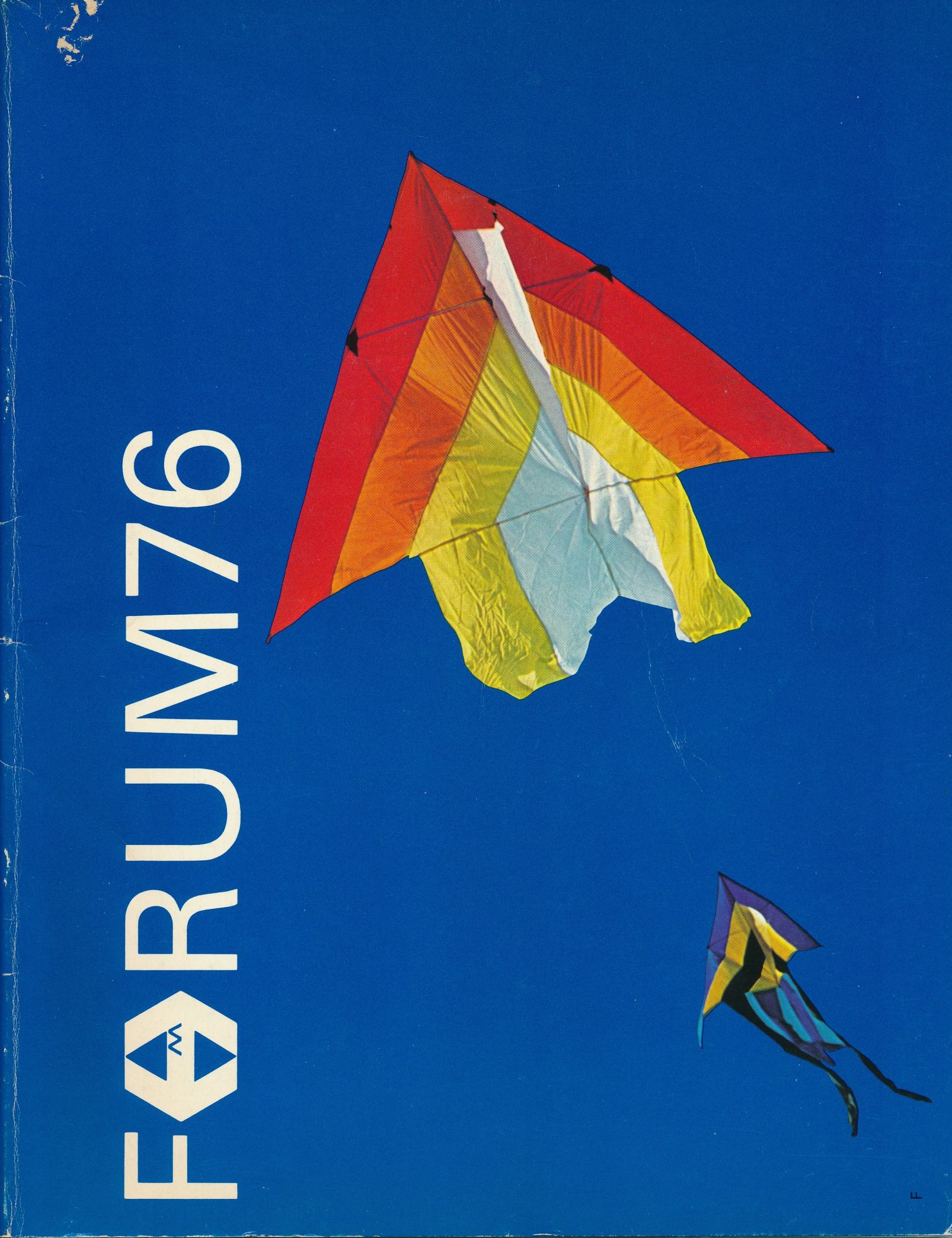 Couverture du catalogue d’exposition Forum 76, Montréal, Musée des beaux-arts de Montréal, 1976.