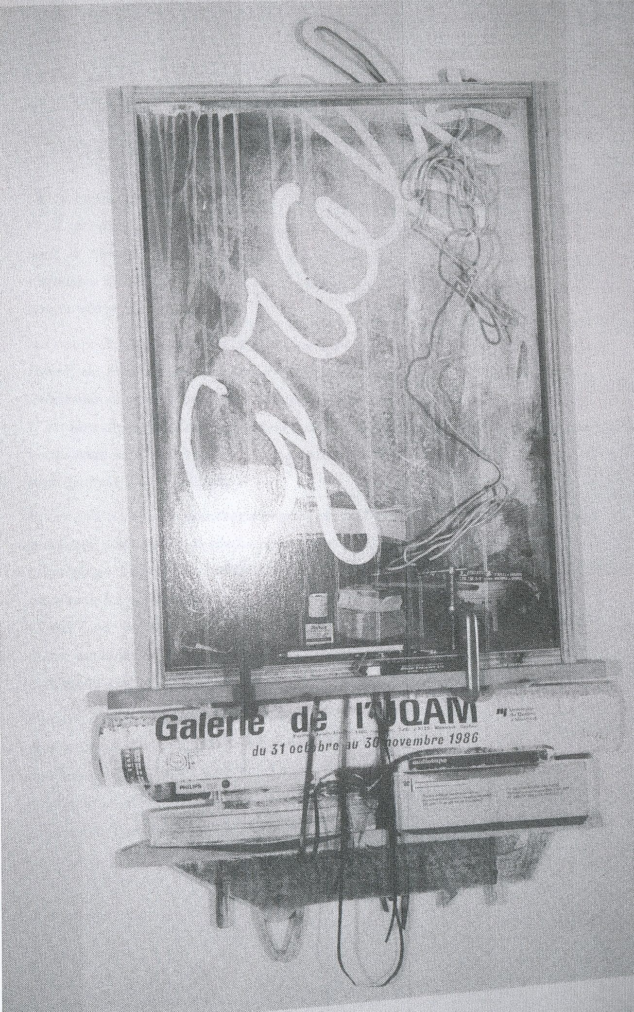 Couverture du catalogue d’exposition Graff, 1966-1986, aperçu historique, Montréal, Galerie de l’UQAM, 1986.